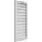 Ekena Millwork Vertical Surface Mount PVC Gable Vnt: Non-Functional, w/2"W x 1-1/2"H, Brickmould Frame, 18"W x 38"H GVPVE18X3802SN - alternate 4